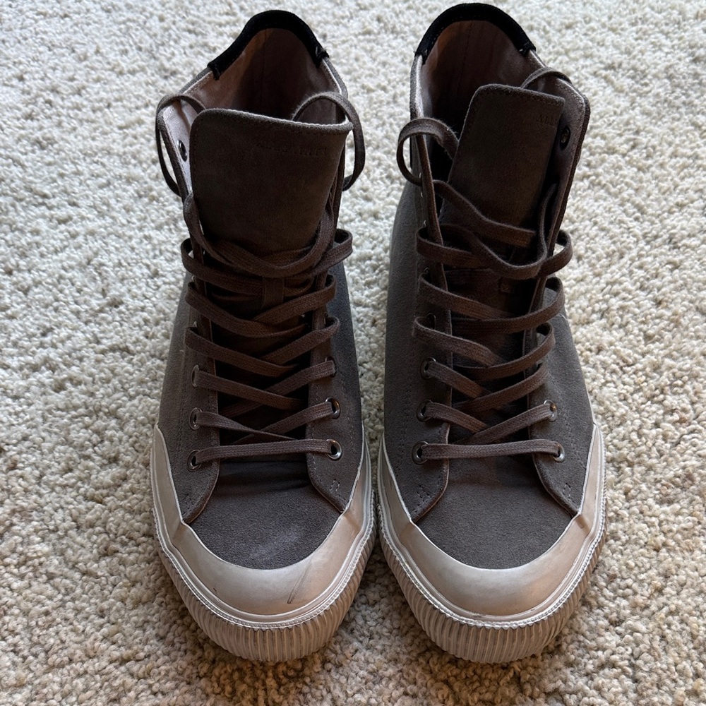 Dumont All Saints Men's High-Top Sneakers - Slate Gray